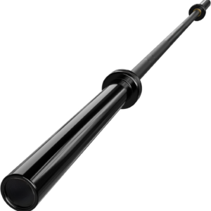 professional black barbell 45 lbs.