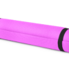 a rolled up pink yoga mat